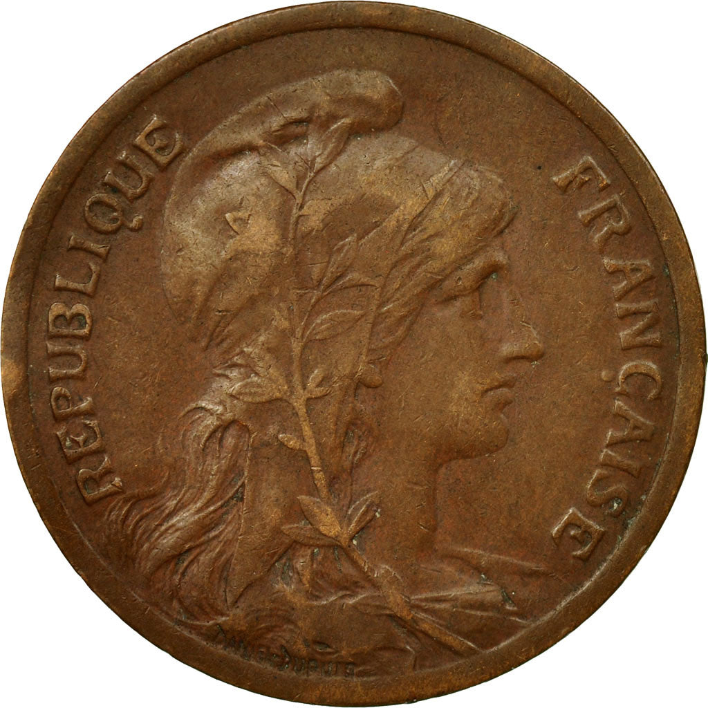 Monnaie, France, Dupuis, 10 Centimes, 1917, Paris, TB+, Bronze, KM:843