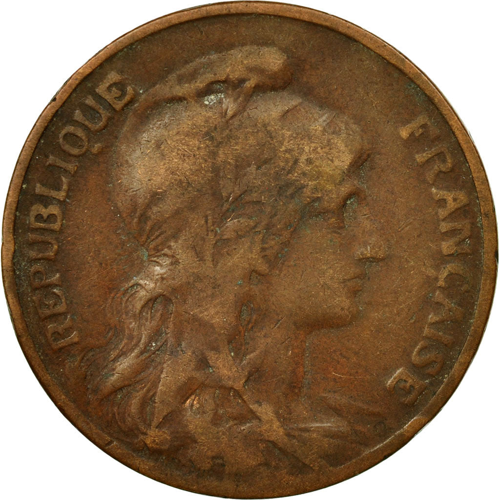 Munten, Frankrijk, Dupuis, 10 Centimes, 1911, Paris, FR, Bronze, KM:843, Le