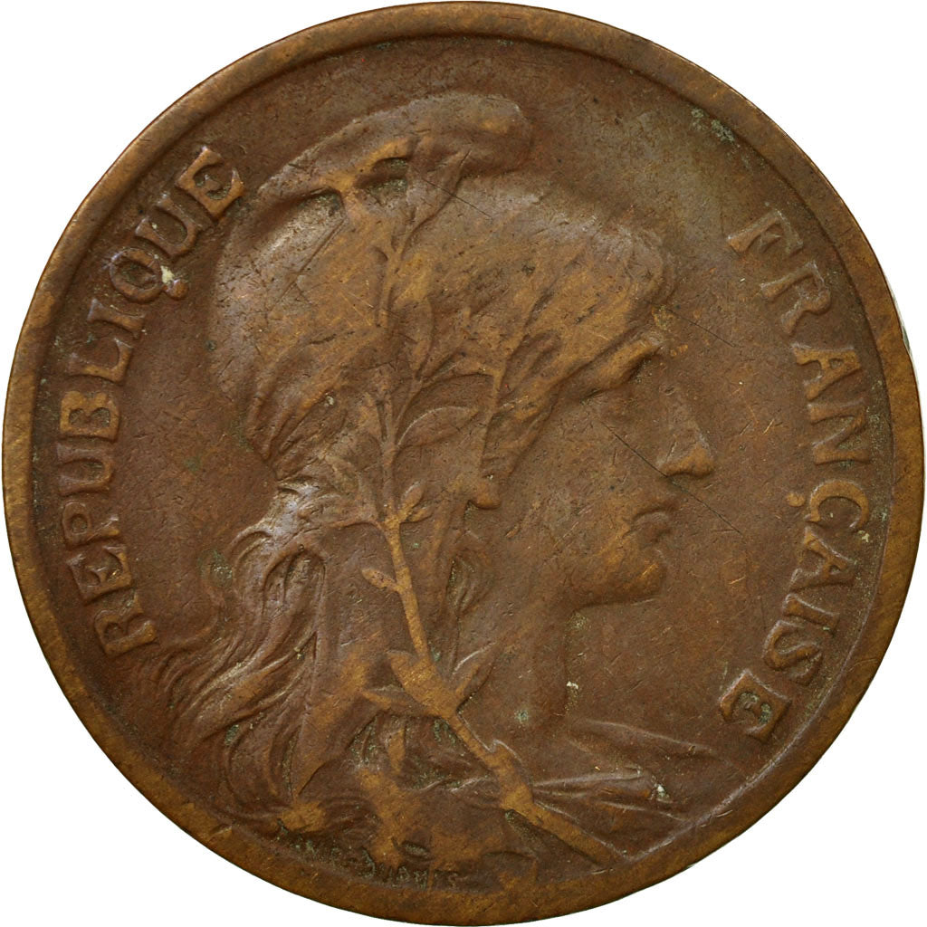 Coin, France, Dupuis, 10 Centimes, 1915, Paris, VF(30-35), Bronze, KM:843, Le