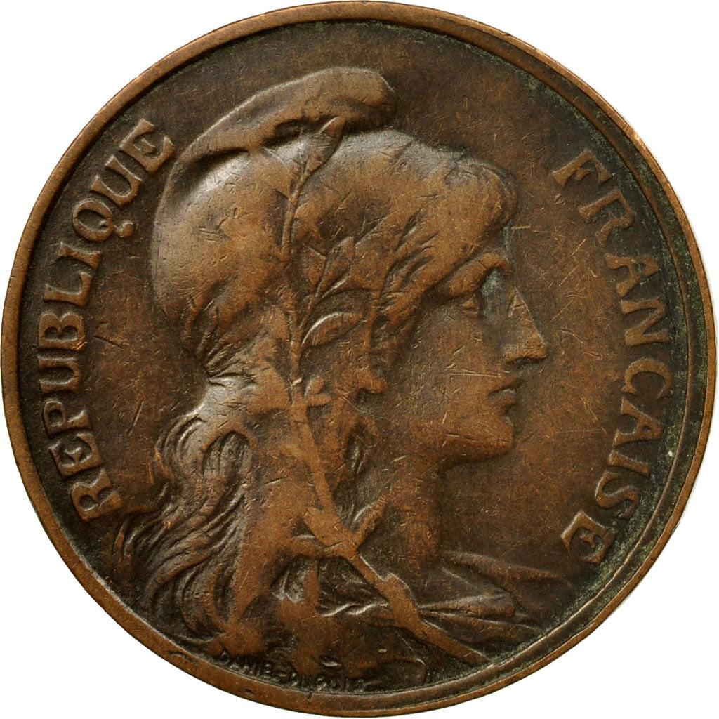 Coin, France, Dupuis, 5 Centimes, 1909, Paris, EF(40-45), Bronze, KM:842