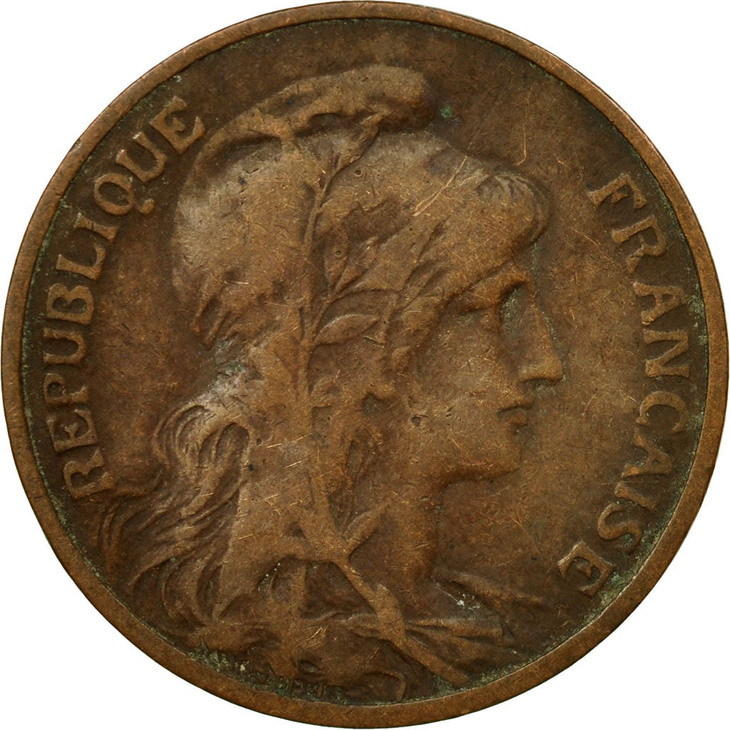 Coin, France, Dupuis, 5 Centimes, 1910, Paris, VF(20-25), Bronze, KM:842, Le