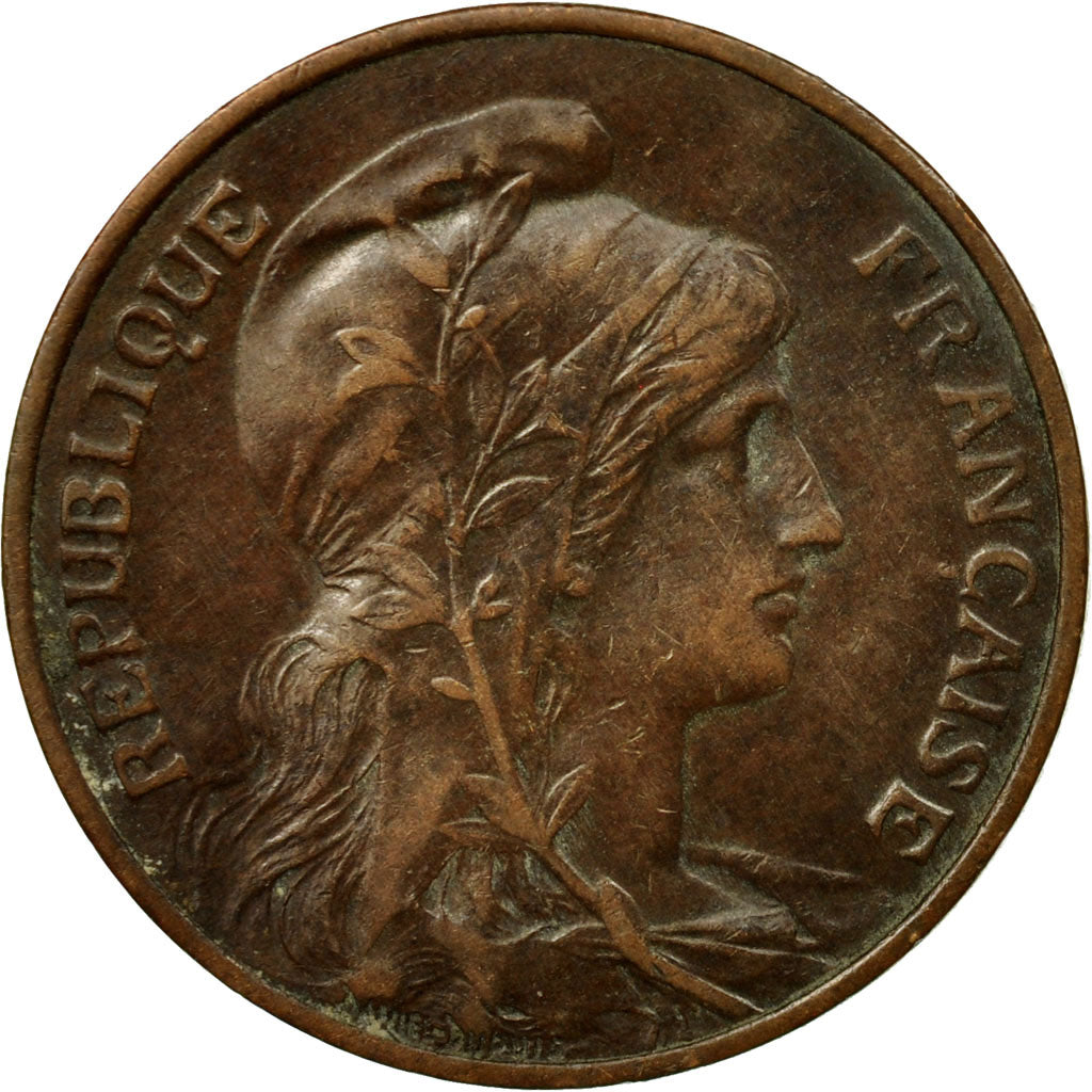 Coin, France, Dupuis, 5 Centimes, 1912, Paris, EF(40-45), Bronze, KM:842, Le