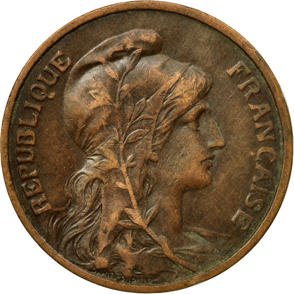 Monnaie, France, Dupuis, 5 Centimes, 1913, Paris, TB+, Bronze, KM:842, Le