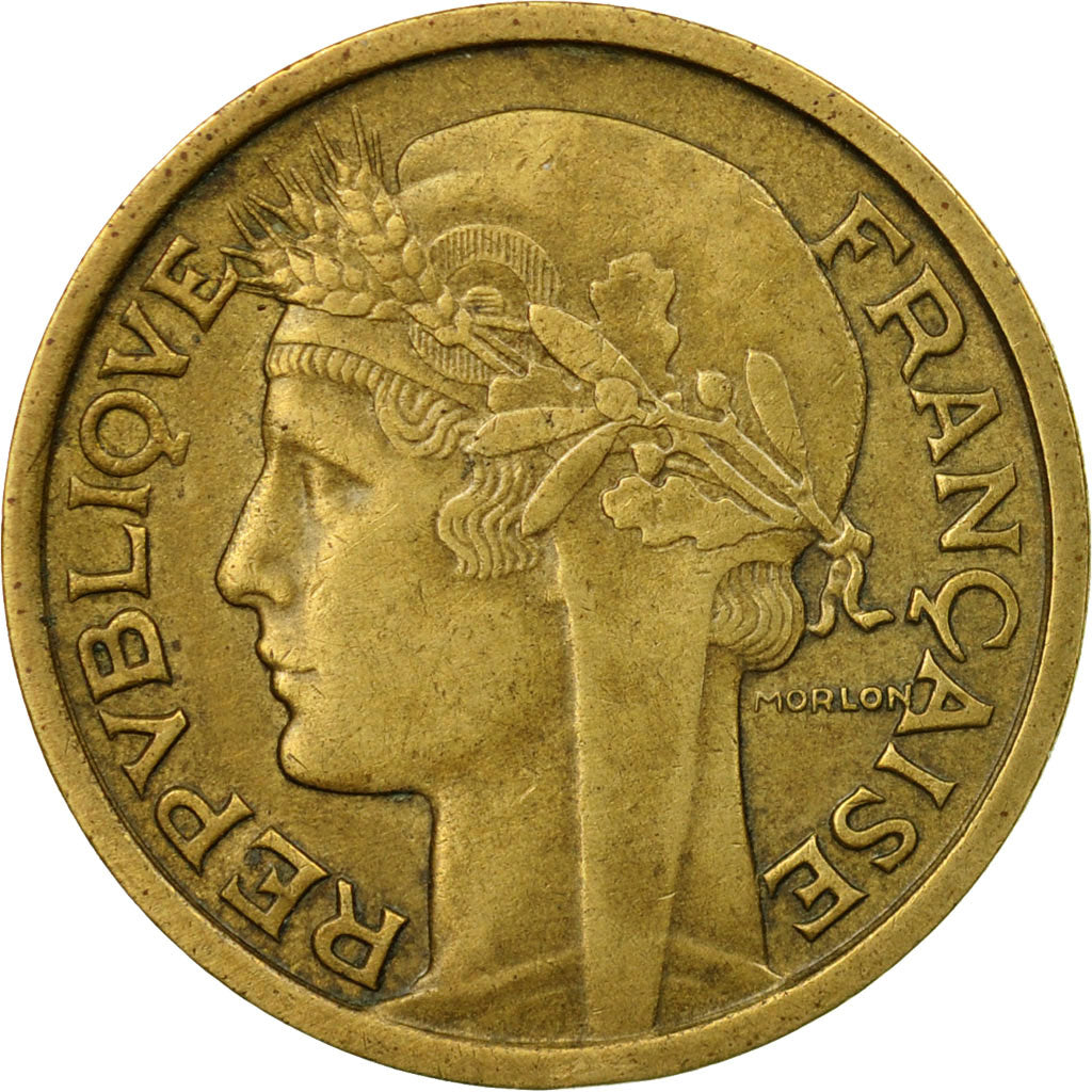 Monnaie, France, Morlon, Franc, 1938, Paris, TB+, Aluminum-Bronze, KM:885, Le