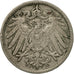Moneda, ALEMANIA - IMPERIO, Wilhelm II, 5 Pfennig, 1907, Stuttgart, MBC, Cobre -