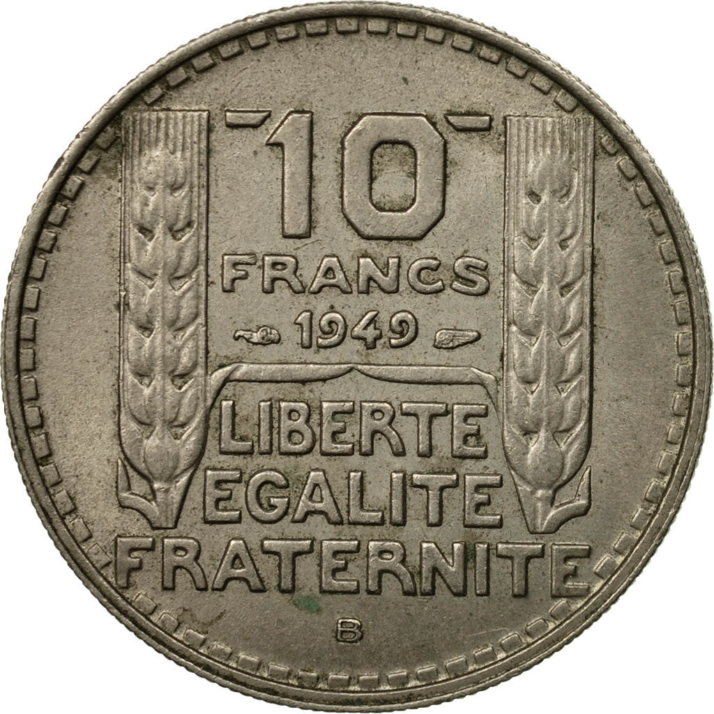 Monnaie, France, Turin, 10 Francs, 1949, Beaumont - Le Roger, TB+
