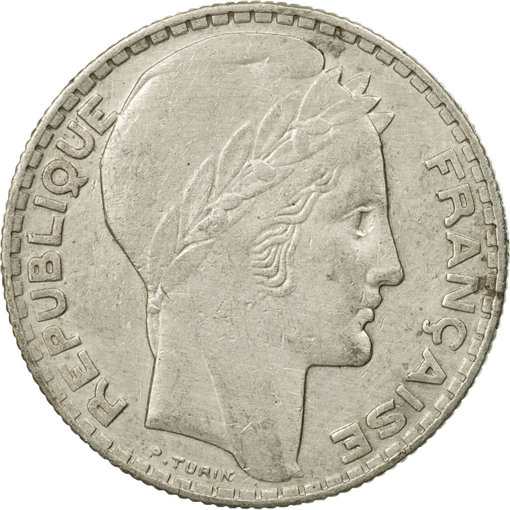 Moneta, Francia, Turin, 10 Francs, 1932, Paris, BB, Argento, KM:878