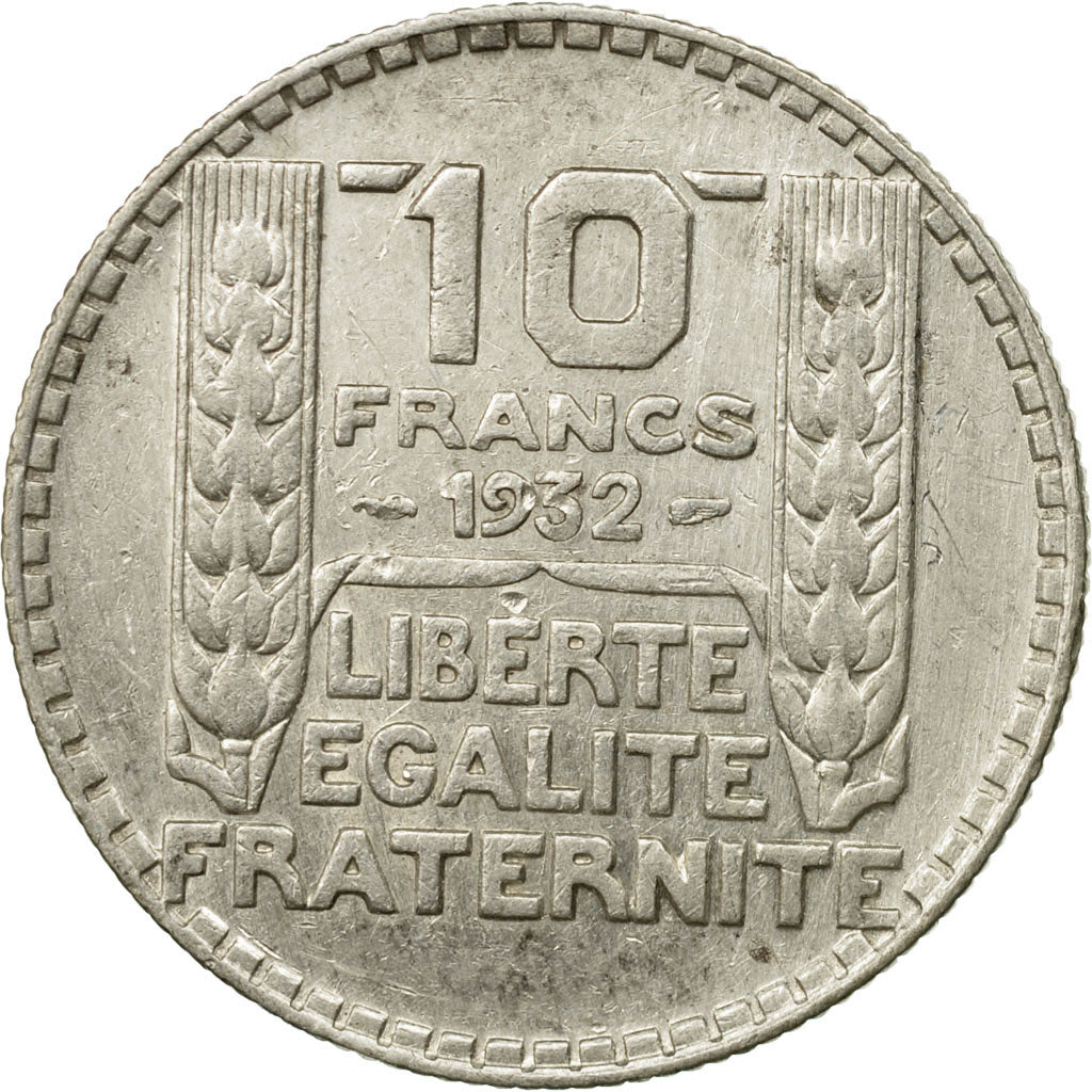 Moneta, Francia, Turin, 10 Francs, 1932, Paris, BB, Argento, KM:878