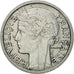 Moneda, Francia, Morlon, 2 Francs, 1958, Paris, MBC, Aluminio, KM:886a.1