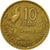 Moneta, Francja, Guiraud, 10 Francs, 1951, Paris, VF(30-35), Aluminium-Brąz