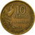 Coin, France, Guiraud, 10 Francs, 1951, Paris, VF(20-25), Aluminum-Bronze