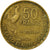 Coin, France, Guiraud, 50 Francs, 1951, Paris, VF(30-35), Aluminum-Bronze
