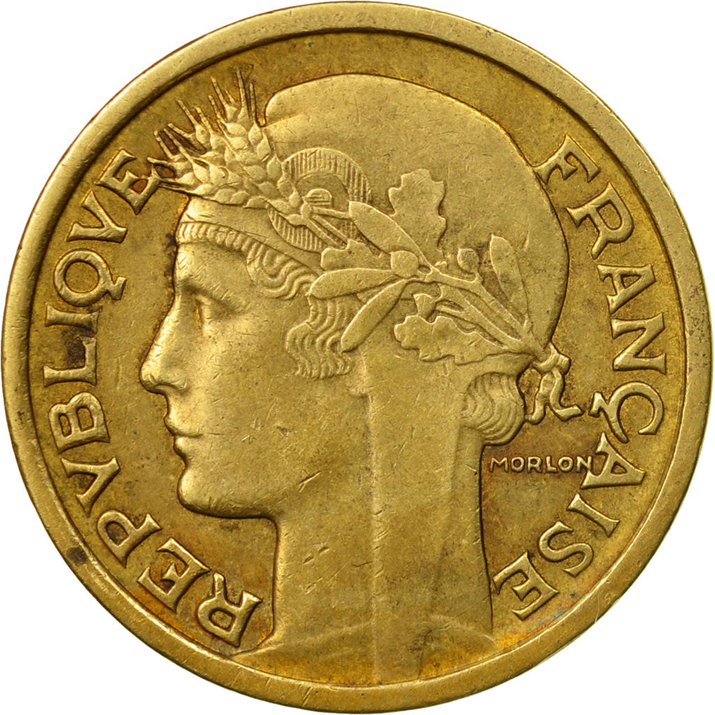 Moneta, Francja, Morlon, Franc, 1939, Paris, EF(40-45), Aluminium-Brąz, KM:885