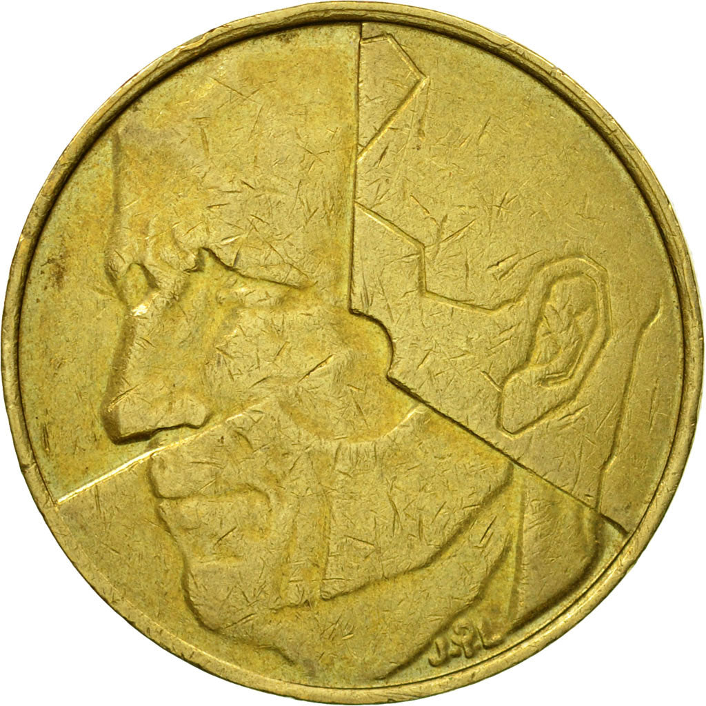Coin, Belgium, 5 Francs, 5 Frank, 1989, EF(40-45), Brass Or Aluminum-Bronze