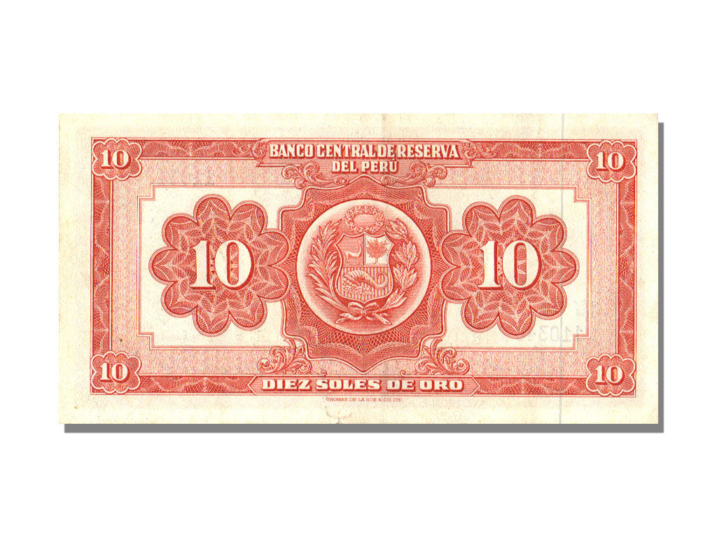 Perù, 10 Soles, 1961, KM:82a, 1961-02-01, SPL