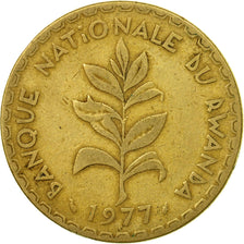 Coin, Rwanda, 50 Francs, 1977, Paris, VF(20-25), Brass, KM:16