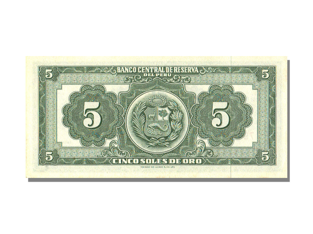 Peru, 5 Soles De Oro, 1966, 1966-11-18, UNC(65-70)