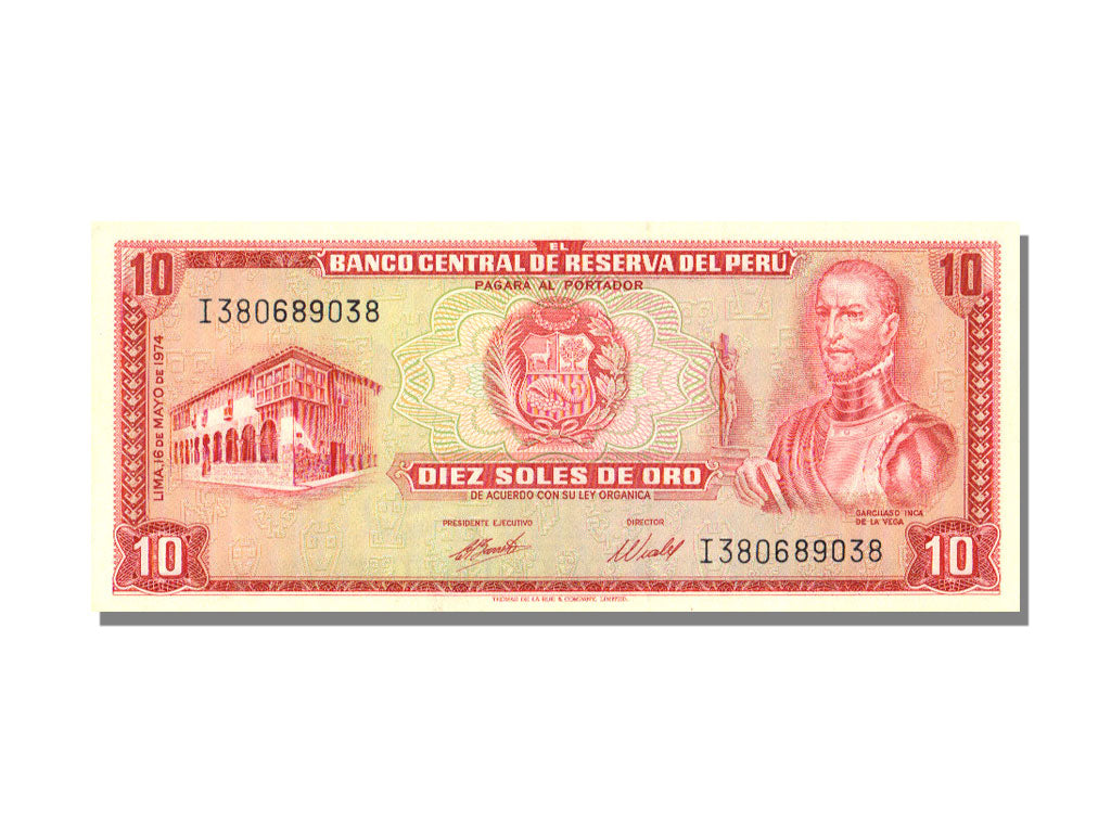 Peru, 10 Soles de Oro, 1974, KM #100c, 1974-05-16, UNC(65-70), I