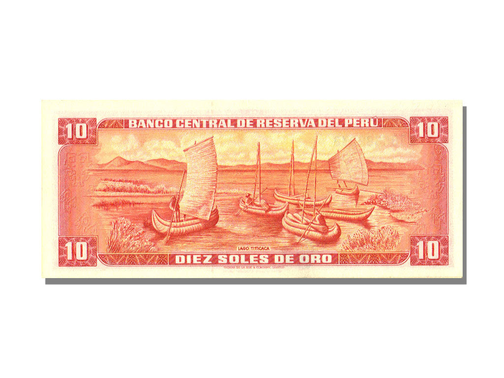 Peru, 10 Soles de Oro, 1974, KM #100c, 1974-05-16, UNC(65-70), I