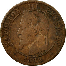 Coin, France, Napoleon III, Napoléon III, 2 Centimes, 1862, Bordeaux