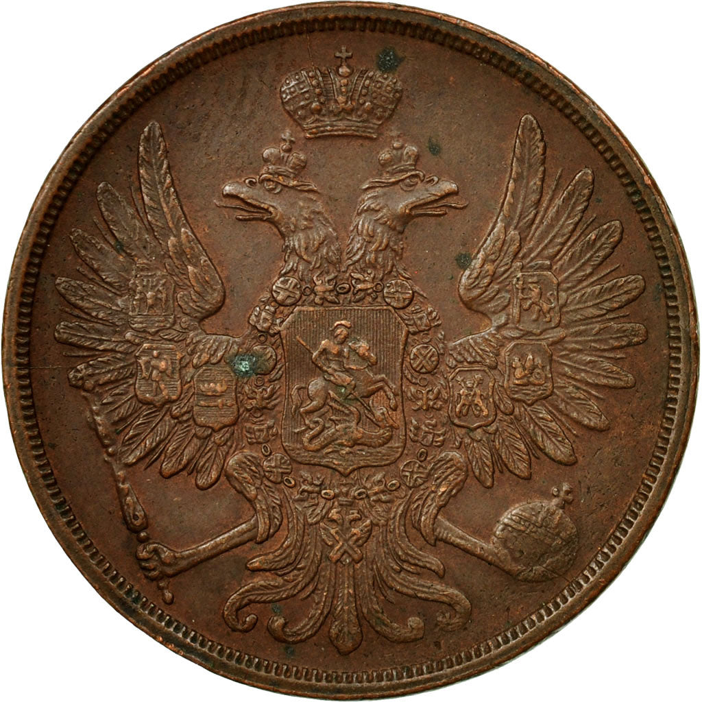 Coin, Russia, Alexander II, 2 Kopeks, 1859, Saint-Petersburg, EF(40-45), Copper