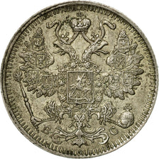 Coin, Russia, Nicholas II, 15 Kopeks, 1915, Saint-Petersburg, EF(40-45), Silver