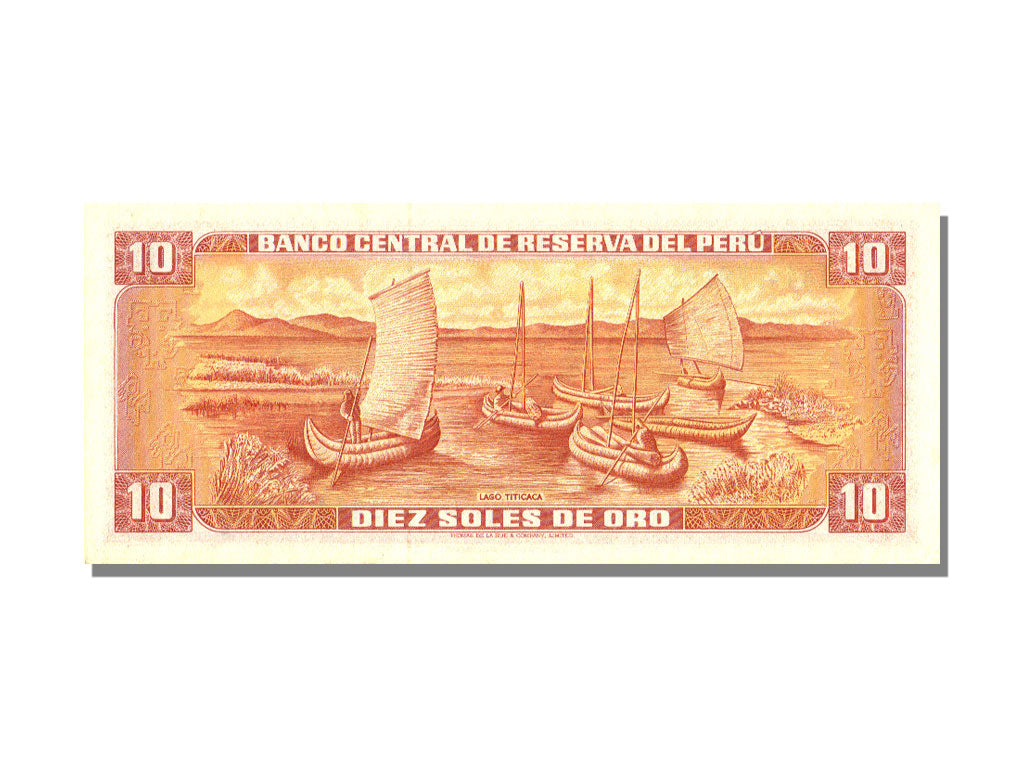 Banknote, Peru, 10 Soles De Oro, 1976, 1976-11-17, KM:112, UNC(65-70)
