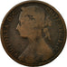 Coin, Great Britain, Victoria, Penny, 1877, F(12-15), Bronze, KM:755