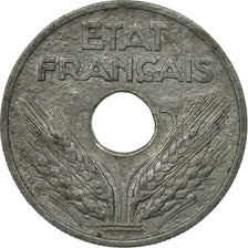 Moneta, Francja, État français, 10 Centimes, 1942, Paris, VF(20-25), Cynk