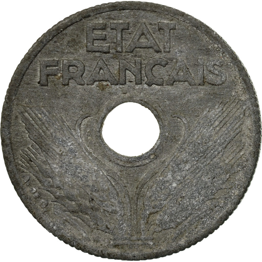 Monnaie, France, État français, 10 Centimes, 1943, Paris, TB+, Zinc, KM:903