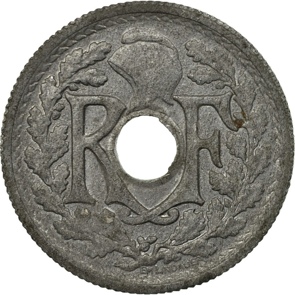 Coin, France, Lindauer, 10 Centimes, 1945, Paris, VF(30-35), Zinc, KM:906.1, Le