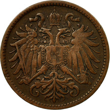 Monnaie, Autriche, Franz Joseph I, 2 Heller, 1895, TB+, Bronze, KM:2801