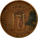 Monnaie, Norvège, Haakon VII, Ore, 1938, TB, Bronze, KM:367