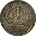 Coin, Sweden, Gustaf V, 10 Öre, 1945, F(12-15), Silver, KM:813
