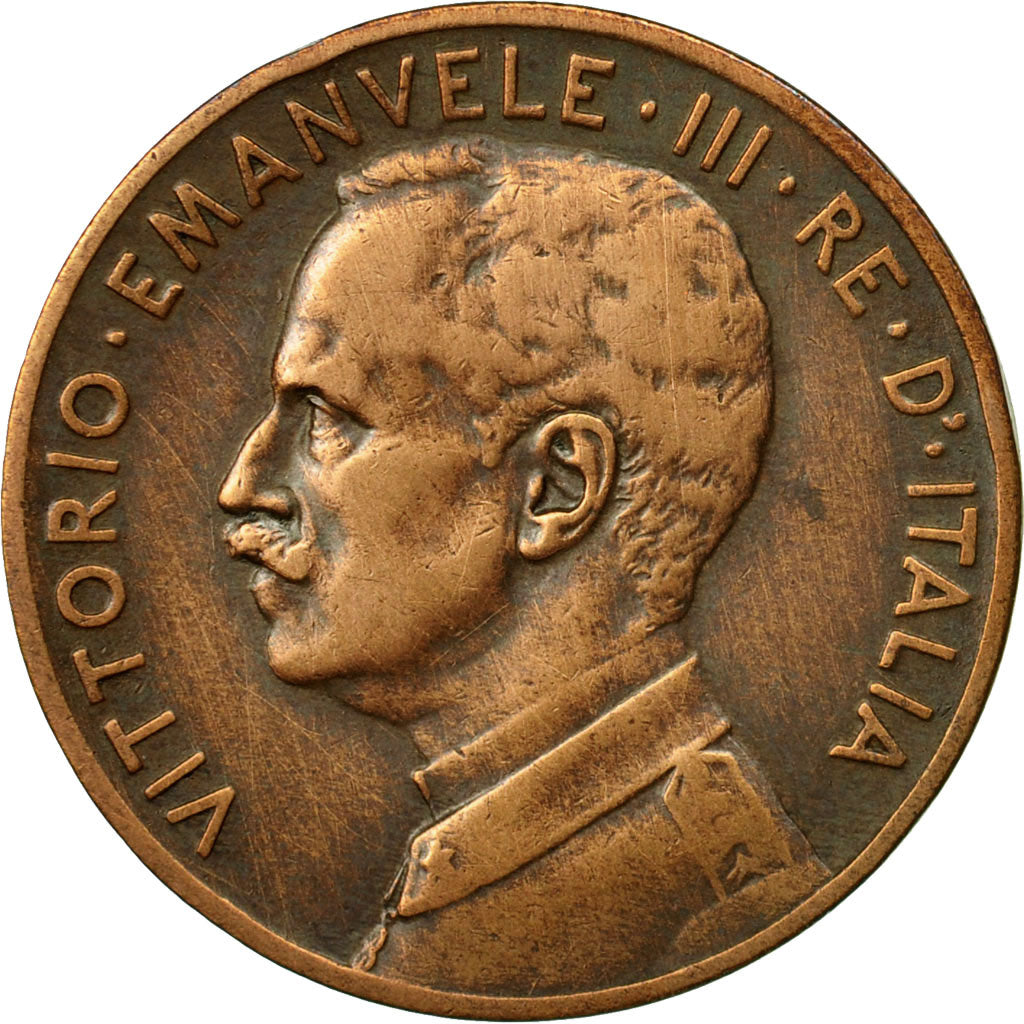 Coin, Italy, Vittorio Emanuele III, 5 Centesimi, 1913, Rome, VF(30-35), Bronze