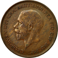 Coin, Great Britain, George V, Penny, 1928, EF(40-45), Bronze, KM:838