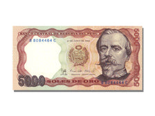 Banknote, Peru, 5000 Soles De Oro, 1985, 1985-06-21, KM:123, UNC(65-70)