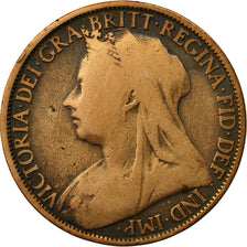 Coin, Great Britain, Victoria, Penny, 1896, VF(20-25), Bronze, KM:790