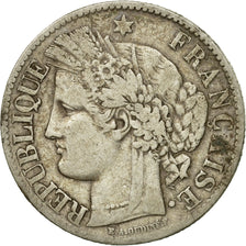 Coin, France, Cérès, 2 Francs, 1871, Paris, VG(8-10), Silver, KM:817.1, Le