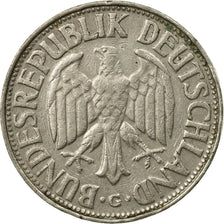 Coin, GERMANY - FEDERAL REPUBLIC, Mark, 1957, Karlsruhe, EF(40-45)