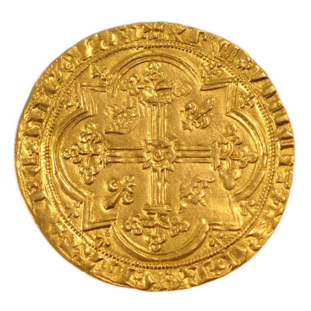 FRANCE, Franc à pied, EF(40-45), Gold, Duplessy #360, 3.70