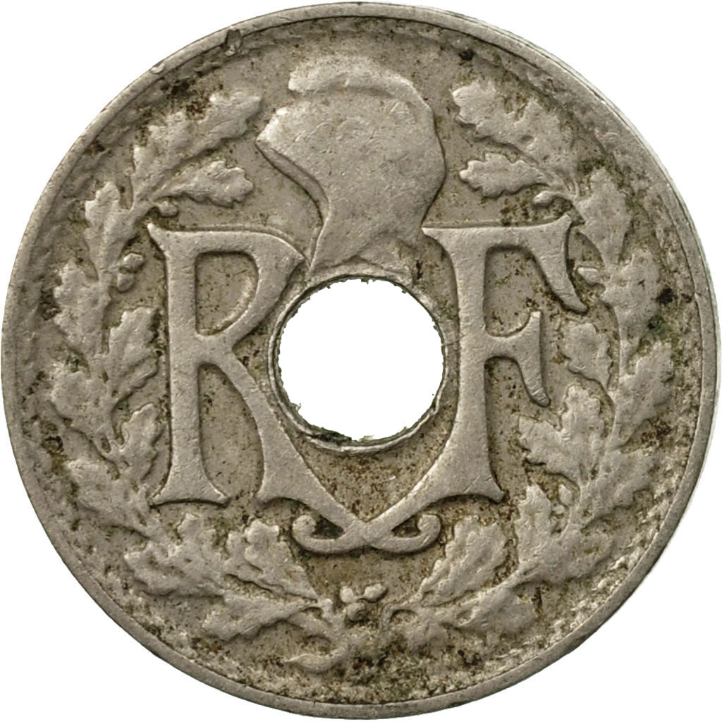 Coin, France, Lindauer, 5 Centimes, 1924, Poissy, VF(20-25), Copper-nickel