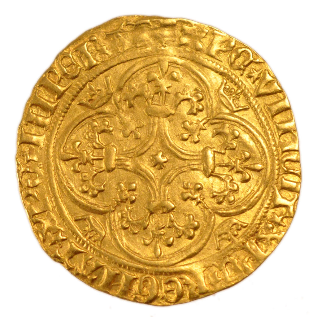 FRANCE, Ecu d'or, EF(40-45), Gold, Duplessy #369, 3.90