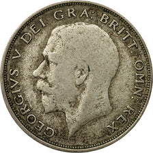 Coin, Great Britain, George V, 1/2 Crown, 1920, VF(30-35), Silver, KM:818.1a