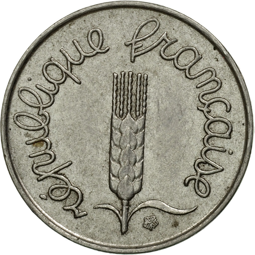 Moneda, Francia, Épi, Centime, 1969, Paris, MBC, Acero inoxidable, KM:928, Le