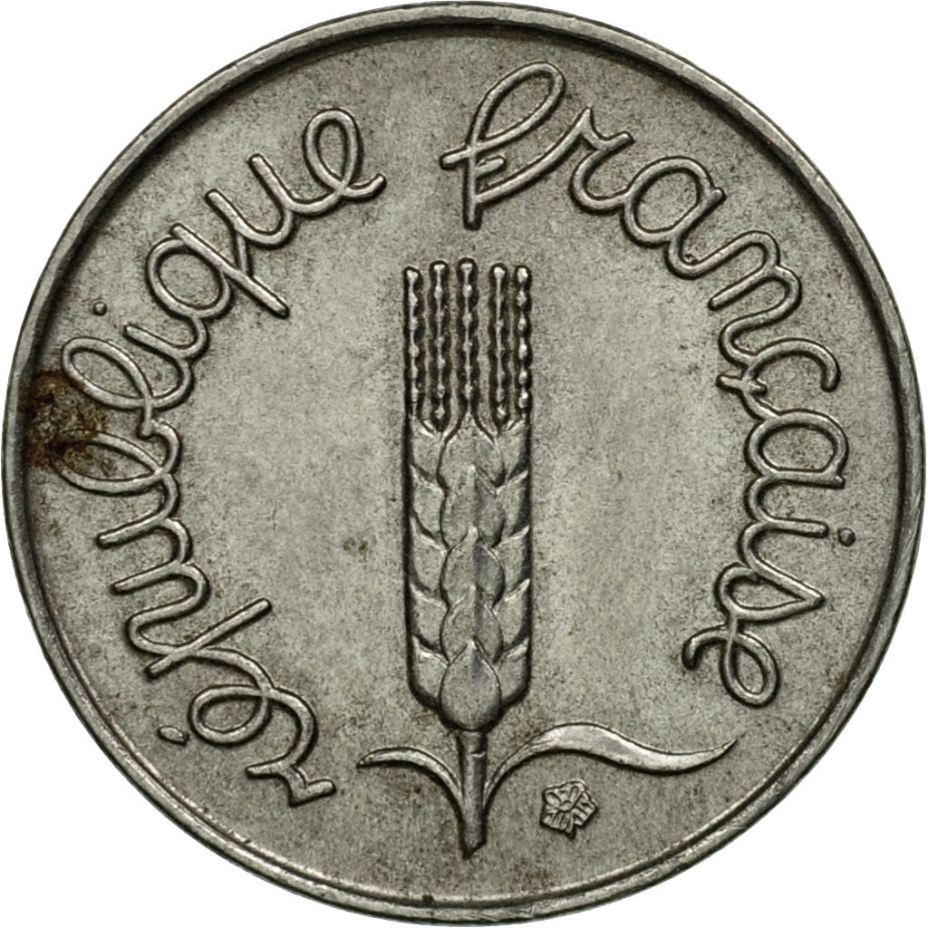 Moneda, Francia, Épi, Centime, 1969, Paris, BC+, Acero inoxidable, KM:928, Le