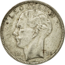 Munten, België, 20 Francs, 20 Frank, 1935, FR, Zilver, KM:105