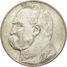 Münze, Polen, 10 Zlotych, 1935, Warsaw, S+, Silber, KM:29