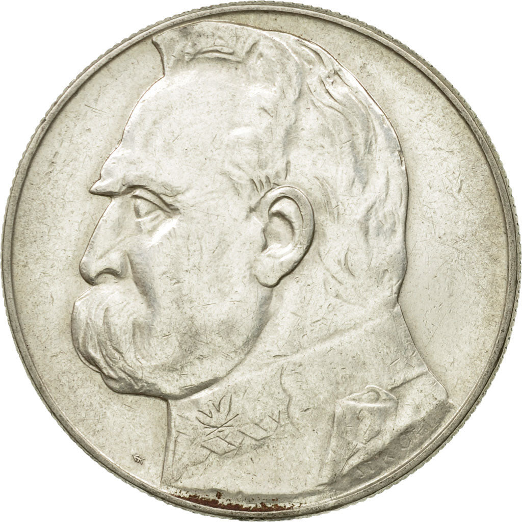 Münze, Polen, 10 Zlotych, 1937, Warsaw, SS, Silber, KM:29
