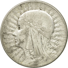 Coin, Poland, 5 Zlotych, 1934, Warsaw, VF(30-35), Silver, KM:21